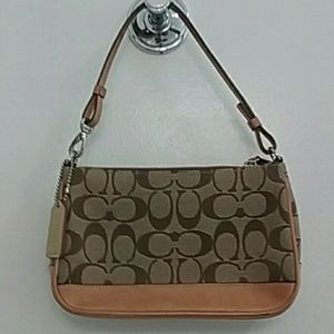 Authentic Coach Signature C demi shoulder bag